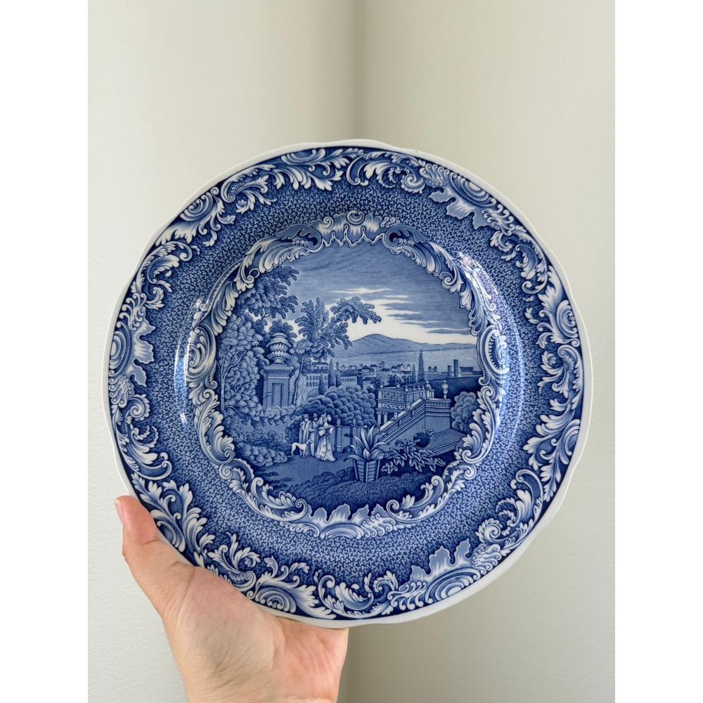 Spode The Engraver's Archive Collection Plate Byron Views Willow Transferware